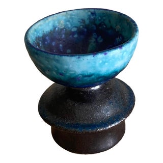 Arabia Finland Miniature Pottery Bowl Designed by Liisa Hallamaa For Sale