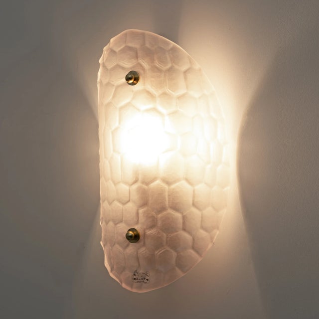 Modern Light Pink Murano Glass Sconces, Set of 2 For Sale - Image 3 of 10