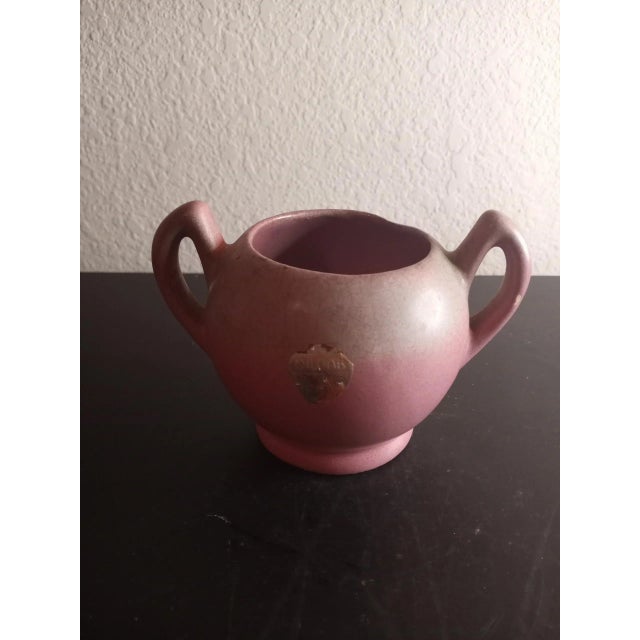 Vintage Niloak Pottery Dual Handle Vase For Sale In Dallas - Image 6 of 6