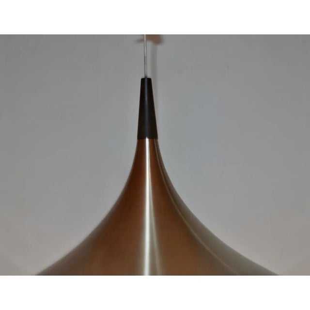 Gold Danish Metal and Pallisandro Lamp For Sale - Image 8 of 13