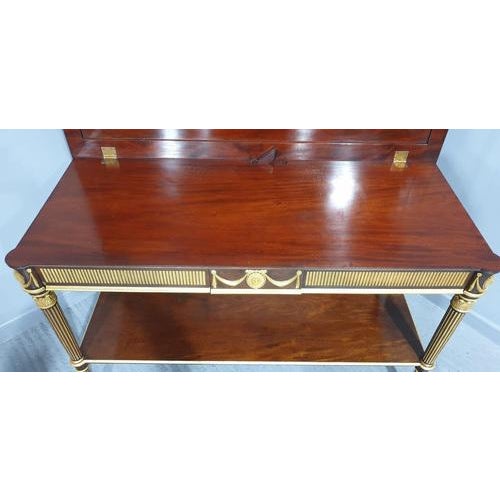 Mahogany and Gilt Side Table For Sale - Image 12 of 18