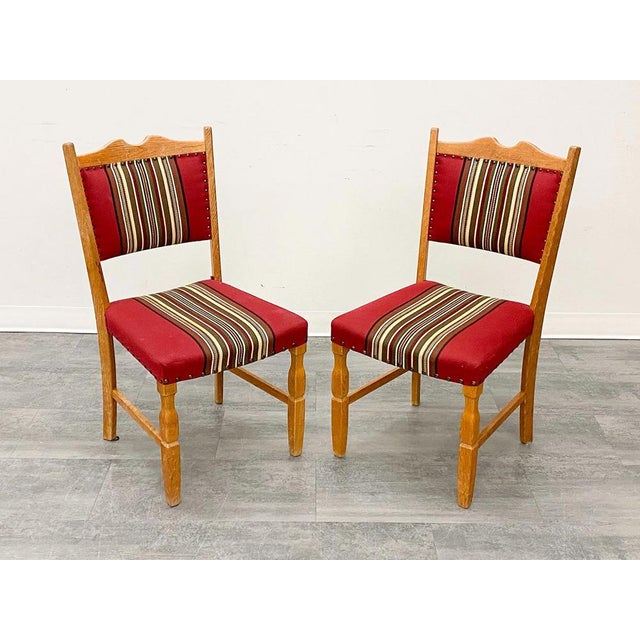 Mid-Century Modern Set 6 Danish Dining Chairs Mid Century Modern For Sale - Image 3 of 11