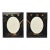 1920s Japanese Black Lacquer Picutre Frames- Set of 2 For Sale