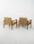 1950s Danish Teak Armchairs with Green Upholstery, 1950s, Set of 2 For Sale - Image 5 of 17