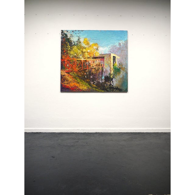 Riemer Den Ouden, Bridge, 2026, Oil Painting on Canvas For Sale - Image 3 of 9