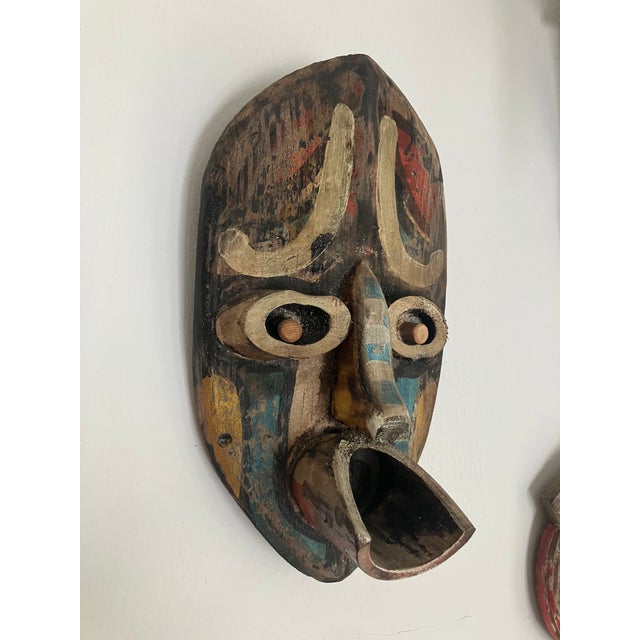 Tribal Primitive Mask (Drayton Island) For Sale - Image 3 of 4