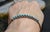 Vintage 1970's Zuni Turquoise Petit Point Sterling Silver Cuff Bracelet For Sale - Image 14 of 18