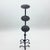 Hand Forged Iron Candelabra Set of 3 (82-101cm) Antique Copper Finish Knotted Stem with Arched Base For Sale - Image 4 of 6