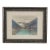 Lake Louise Victoria Glacier Alberta Canada Banff National Park Lithograph 16" For Sale