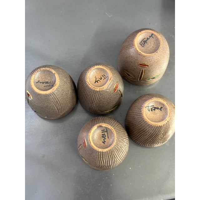1950s Aldo Londi for Bitossi Sake Set - 6 pcs For Sale In Palm Springs - Image 6 of 18
