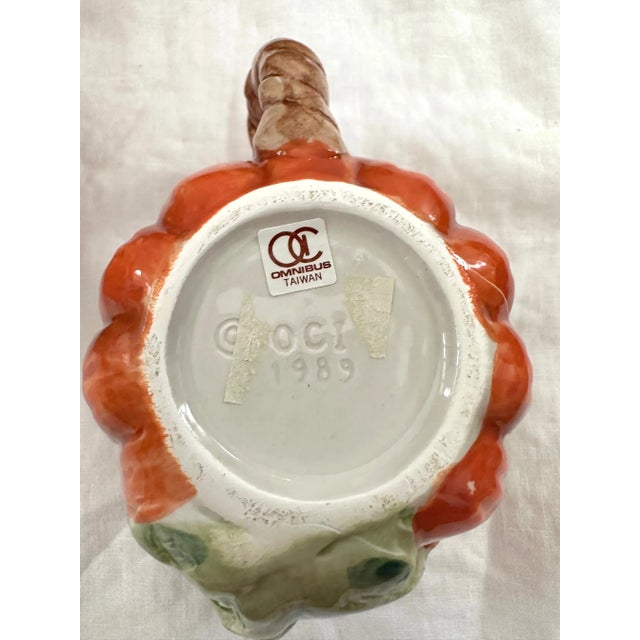 Vintage OCI/Fitz & Floyd Jack-O-Lantern/Mouse Mugs-Set of 6 For Sale In Palm Springs - Image 6 of 6