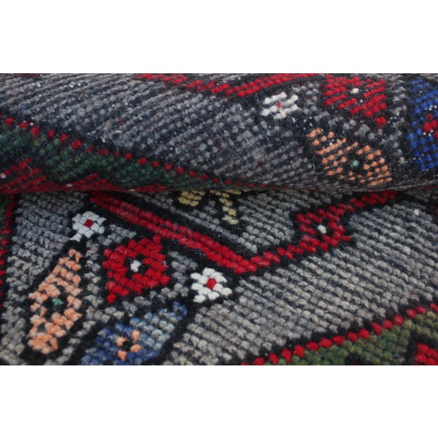 1960s Turkish Vintage Hand Knotted Rug For Sale - Image 11 of 13