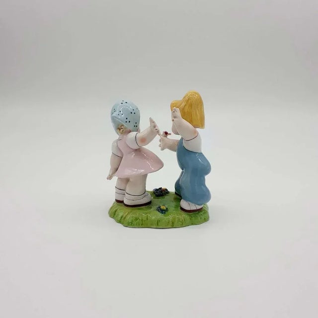 Model 328 Figure in Porcelain from Alma, Turin, Italy, 1940s For Sale - Image 4 of 7