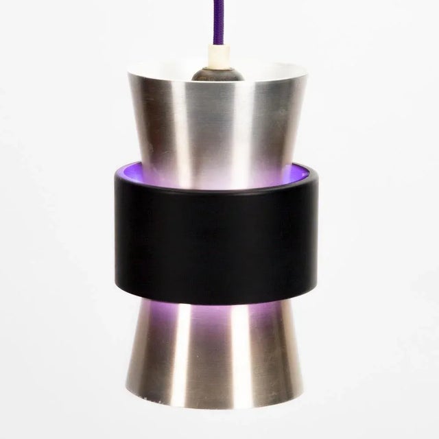 Danish Purple Pendant Lamp from Lyfa For Sale - Image 6 of 6