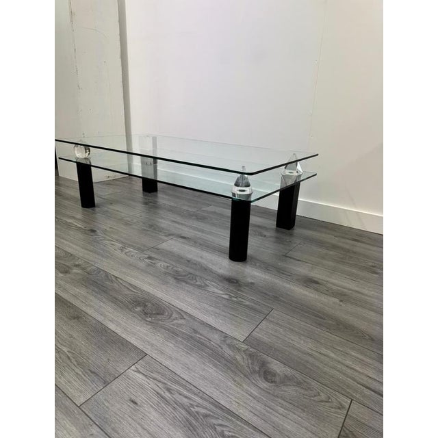 Two-Tiered Architecture Coffee Table by Lella and Massimo Vignelli, 1970s For Sale - Image 10 of 11