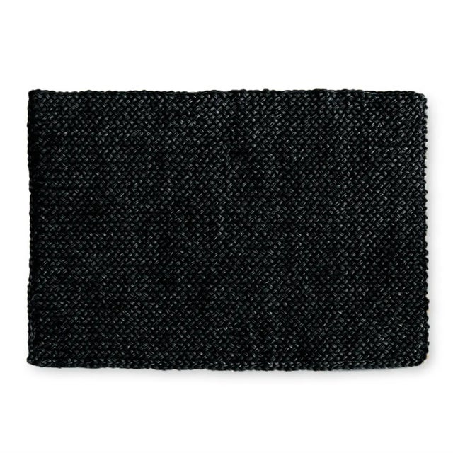 Leona Bath Mat - Black For Sale - Image 4 of 4