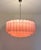 Large Pink Etched Murano Glass Tube Chandelier, 1990s For Sale - Image 10 of 18
