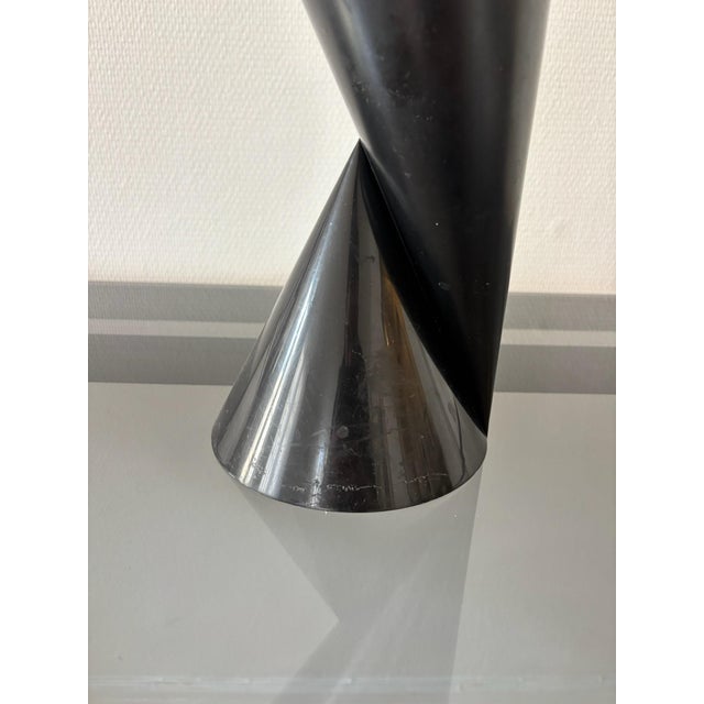 1990s Vase in Black by Paul Baars, 1997 For Sale - Image 5 of 9