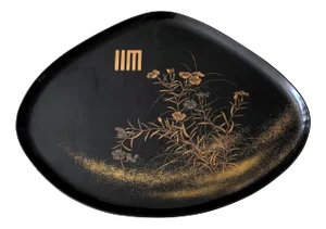 An Antique Japanese Lacquer Maki-e Tray
