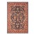 Boho Chic Ziegler Blue Red Hand-Knotted Wool Rug - 6'0'' X 8'10'' For Sale
