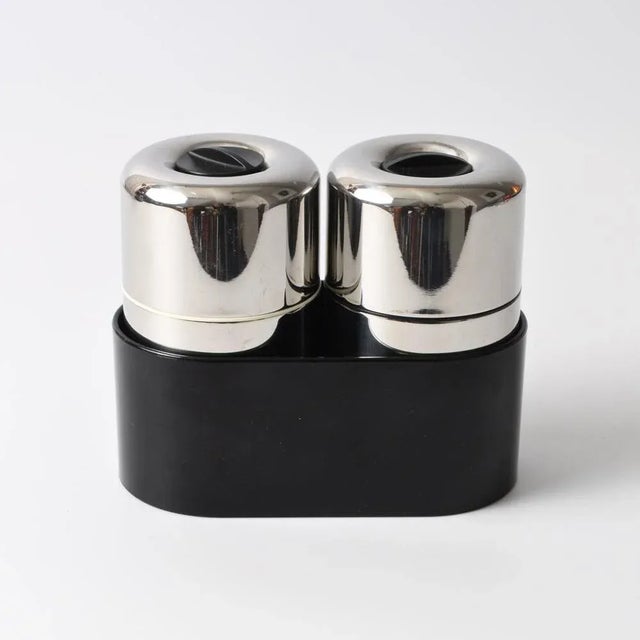 Danish Salt and Pepper Mill by Erik Magnussen for Stelton, 1970s, Set of 2 For Sale - Image 11 of 12