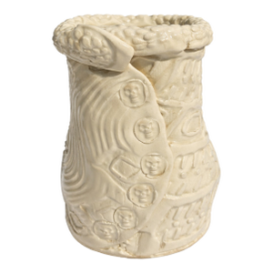 Vintage Ivory Studio Pottery Vase