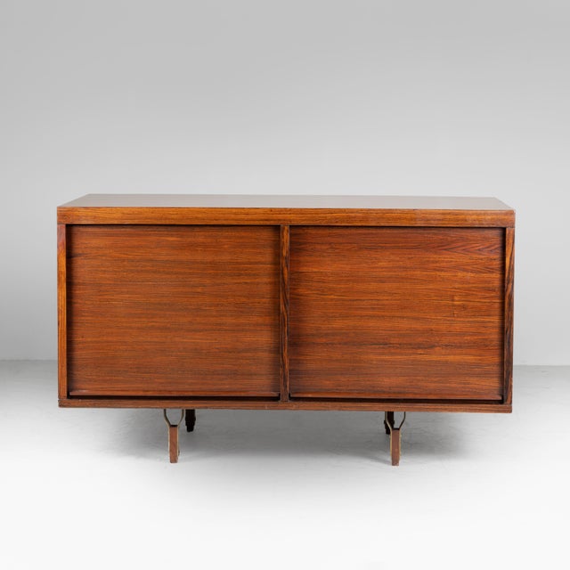 1960s Mid-Century Double-Sided Wooden Sideboard, 1950s For Sale - Image 5 of 18