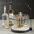 Tequilero 10-Piece Tequila Shot Set with Marble Cutting Board, Dark Bronze For Sale - Image 4 of 8