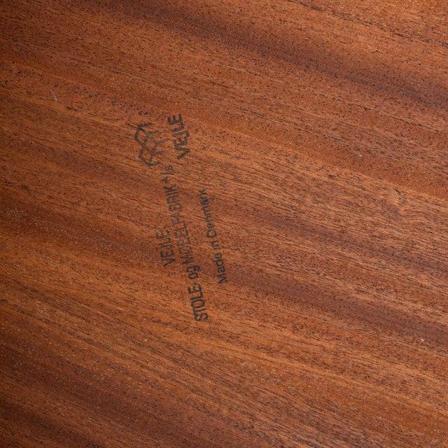 Vejle Stole Danish Modern Teak Side Table Mid Century Modern End Table For Sale - Image 9 of 9