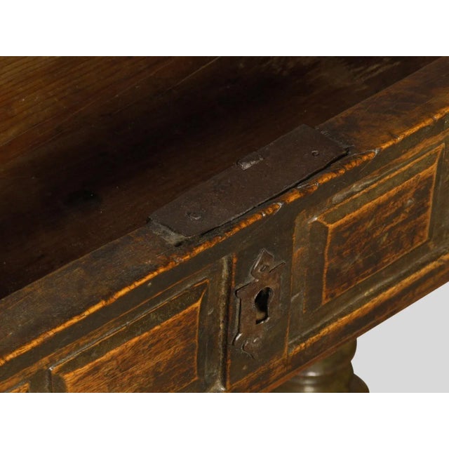 17th-C. Spanish Baroque Side Table For Sale - Image 12 of 12