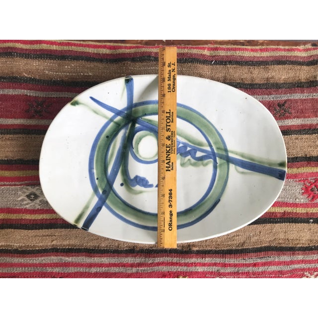 Ceramic 1960s Modernist Ceramic Bowl, Signed For Sale - Image 7 of 7