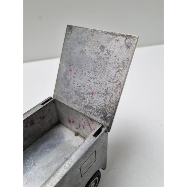Vintage German WWII Allied Occupation Army Willys Jeep Cigarette Case with Lighter and Ashtray from Walter Baier Company For Sale - Image 11 of 14