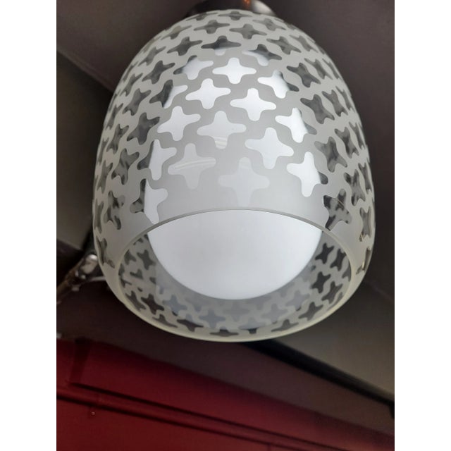 Pair Lightolier Pendant Lights Vintage 1960s For Sale - Image 11 of 12