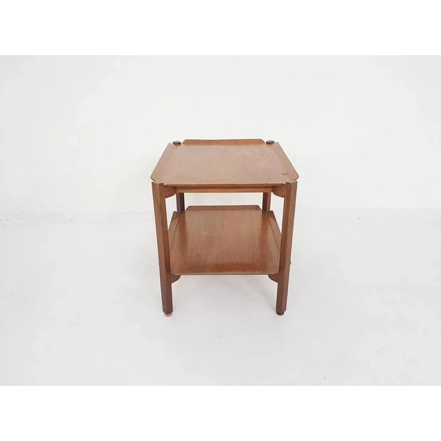 Wood Mid-Century Teak Side Table, the Netherlands, 1960s For Sale - Image 7 of 12