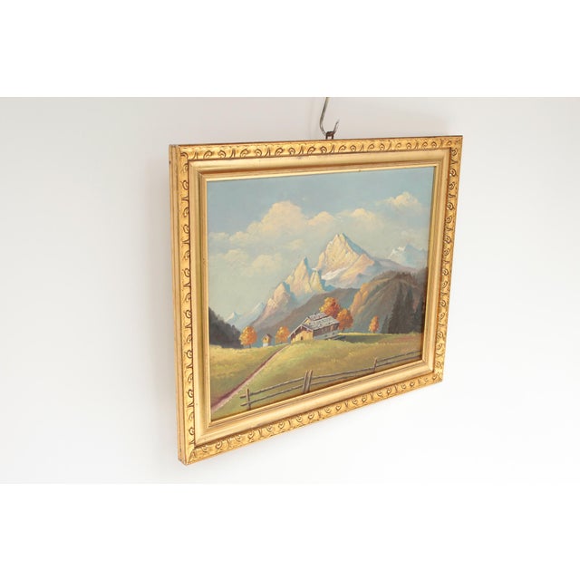 Max Bader, South German Classicism, 1920s, Oil on Cardboard, Framed For Sale - Image 3 of 9