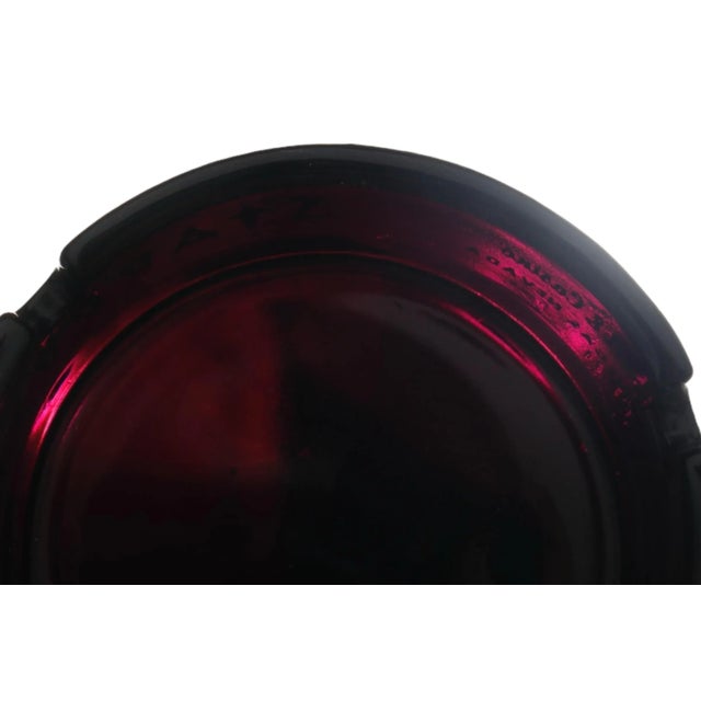Black Stardust Las Vegas Black Glass Ashtray For Sale - Image 8 of 9