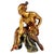 Gold Bronze Girl Getting Dressed Sculpture from Franz Bergmann, 1920s For Sale - Image 8 of 8