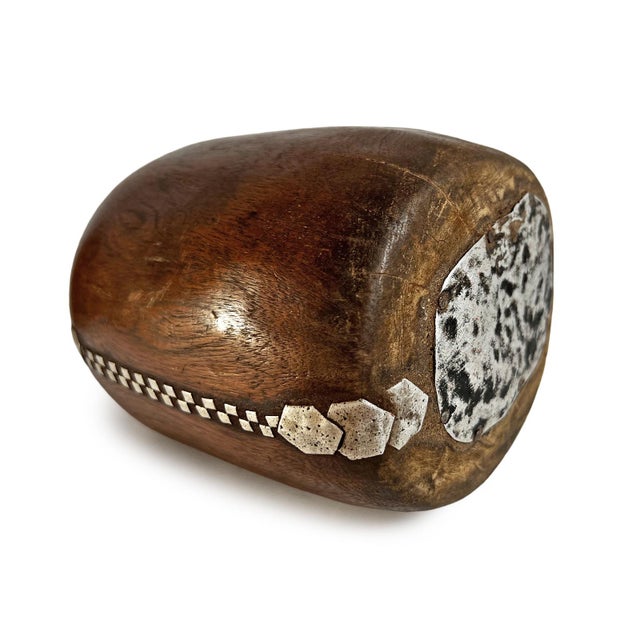 Vintage Tutsi Wooden Pot For Sale - Image 4 of 8