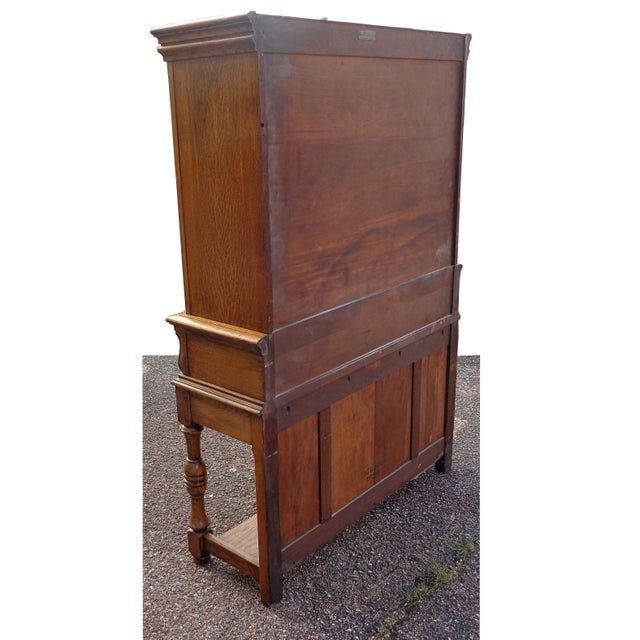 Brown Art Nouveau Limbert Van Raalte Craftsman Furniture Walnut Sideboard For Sale - Image 8 of 13