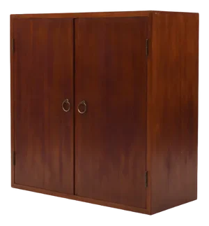 Danish Wall Mounted Cabinet, 1950s