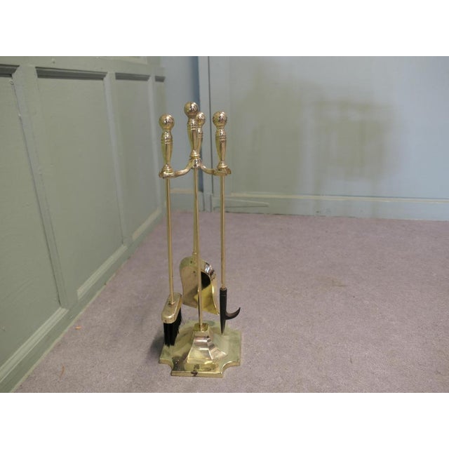 Brass Fireside Companions, 1970, Set of 4 For Sale - Image 4 of 6