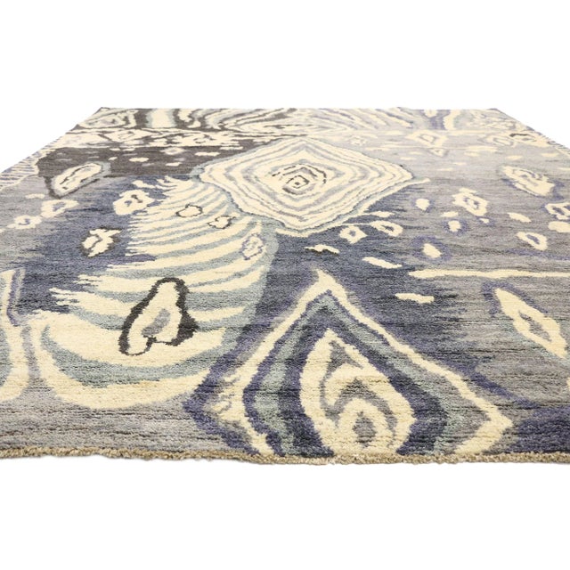 Moroccan Moroccan Style Area Rug Inspired by Georgia O'Keeffe - 10'06 X 13'11 For Sale - Image 3 of 8