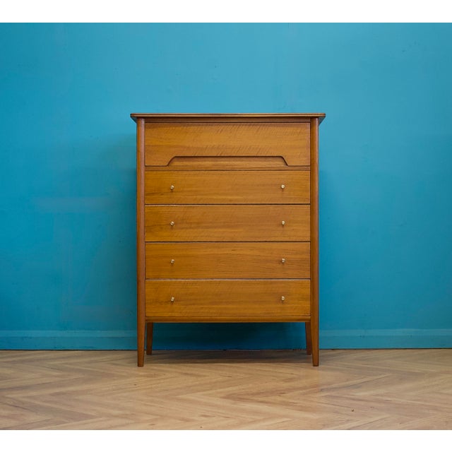 Mid-Century Chest of Drawers in Walnut from Younger, 1960s For Sale - Image 4 of 9