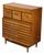 Merton Gershun for American of Martinsville Dania Vintage Mid Century Modern Highboy Dresser C. 1960s For Sale