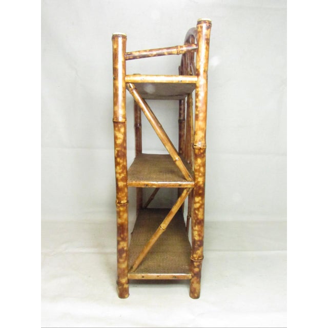 1900 - 1909 Antique English Bamboo Shelves For Sale - Image 5 of 18