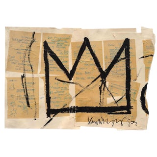 Basquiat Crown Poster For Sale