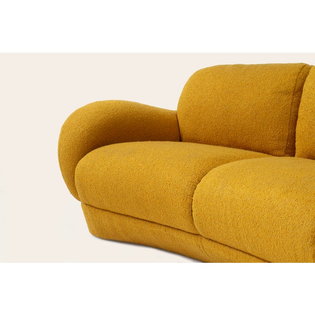 Vladimir Kagan Curved Cloud Sofa For Sale - Image 9 of 10