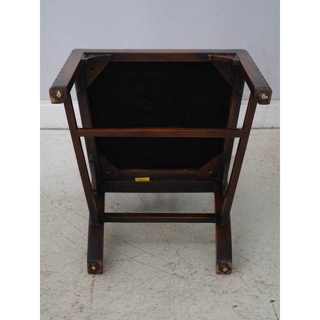 Theodore Alexander Mahogany Leather Desk & Chair For Sale - Image 16 of 18
