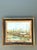 Vintage Original Waterfront Original Oil Painting on Canvas For Sale In West Palm - Image 6 of 12