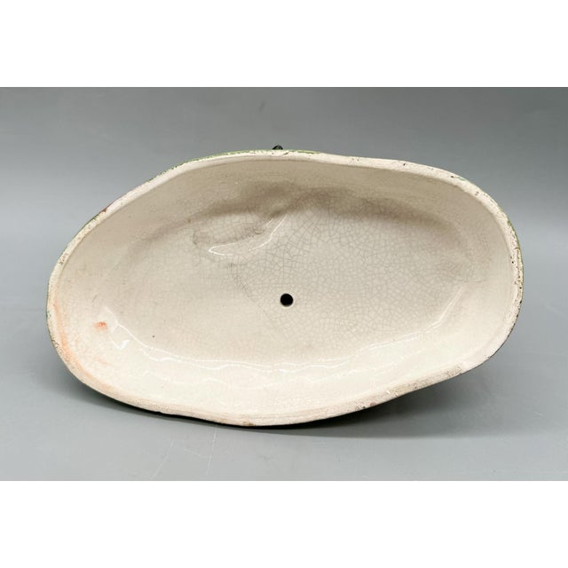 Early 20th Century Antique Staffordshire Recumbent Deer Figurine — 1820s Mold, Possibly Earlier Example — English Country / Cottagecore For Sale - Image 5 of 9